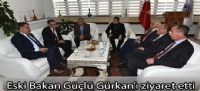 Eski Bakan Güçlü Gürkan'ı ziyaret etti