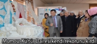 Mumcu:Kültür Dairesi kendi rekorunu kırdı