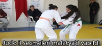 Judo il seçmelerimalatya'da  yapıldı