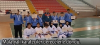 Malatyalı karateciler derecelerle döndü