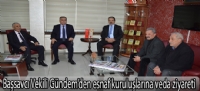 Başsavcı Vekili Gündem'den esnaf kuruluşlarına veda ziyareti