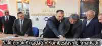Vali  Toprak: Akçadağ'ın Kömbesi ayrı bir markadır