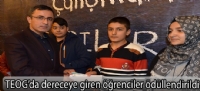 TEOG'da dereceye giren öğrenciler ödüllendirildi