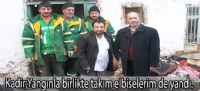 Yangınla birlikte takım elbiselerim de yandı”
