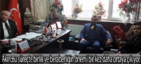 İhsan Akın, Milliyetçi Hareket Partisi İl Başkanı Mehmet Erdem'i ziyaret etti.