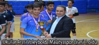 Okullar Arası Voleybolda Malatyaspor Lisesi 1.oldu