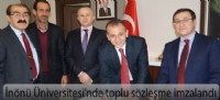 İnönü Üniversitesi'nde toplu sözleşme imzalandı