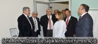 Şehit Mehmet Özbek Aile Sağlık Merkezinin hizmet