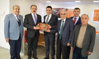 Keskin ve Evren'den Ziraat Katılım Şubesine ziyaret