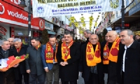 Başkan gürkan yaptı,taraftar alkışladı.