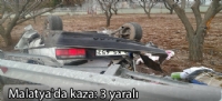 Malatya'da kaza: 3 yaralı
