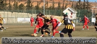 İnönü Üniversitesispor deplasmanda Araban Belediyespor'a 2-0 yenildi
