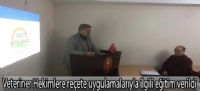 Veteriner Hekimlere reçete uygulamalarıyla ilgili eğitim verildi