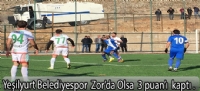 Yeşilyurt Belediyespor  zor'da olsa  3 puan'ı kaptı.