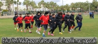 Evkur Yeni Malatyaspor, Giresunspor ile hazırlık maçı yapacak