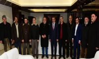 Palulular Derneği Başkanı Ataş Gürkan'ı ziyaret etti