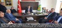 Başkan Gürkan'dan minibüsçü ve servisçilere teşekkür ziyareti