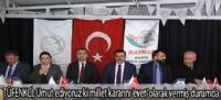 Bakan Tüfenkci;Umut ediyoruz ki millet kararını 'evet' olarak vermiş durumda