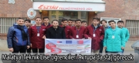 Teknik Lise öğrencileri Avrupa'da staj görecek
