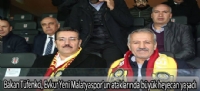 Bakan Tüfenkci, Evkur Yeni Malatyaspor'un ataklarında büyük heyecan yaşadı