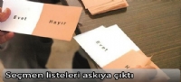 Seçmen listeleri askıya çıktı