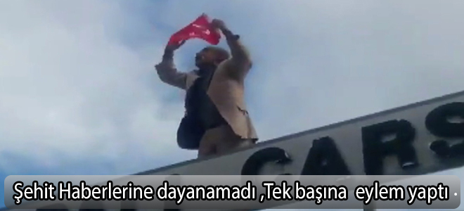 Dayanamadı,Eylem  yaptı.