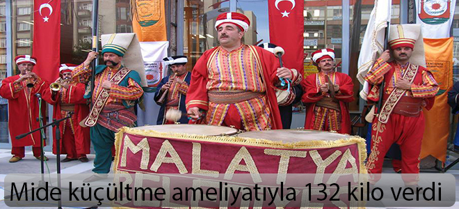Mide küçültme ameliyatıyla 132 kilo verdi