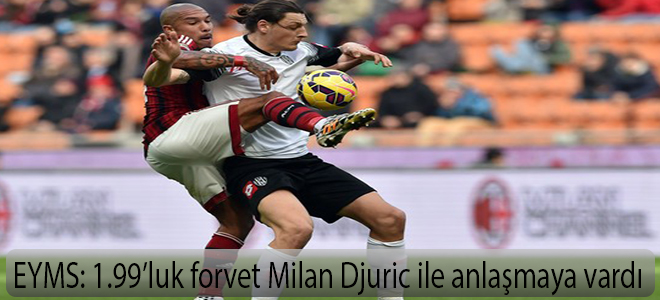 Evkur Yeni Malatyaspor 1.99’luk forvet Milan Djuric ile anlaşmaya vardı