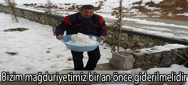 Bizim mağduriyetimiz bir an önce giderilmelidir