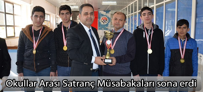 Okullar Arası Satranç Müsabakaları sona erdi