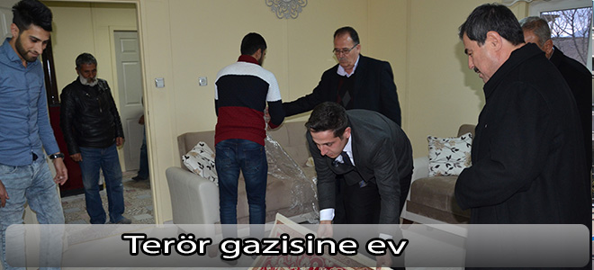 Terör gazisine ev