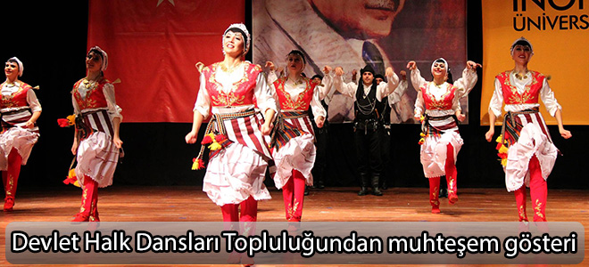 Devlet Halk Dansları Topluluğundan muhteşem gösteri