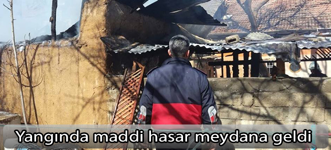 Malatya’daki yangında maddi hasar meydana geldi