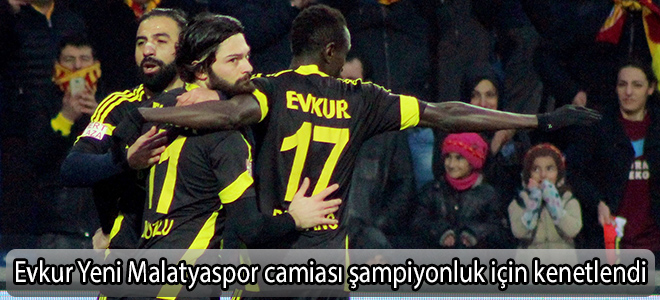 Evkur Yeni Malatyaspor camiası şampiyonluk için kenetlendi