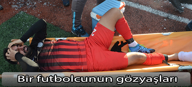 Bir futbolcunun gözyaşları