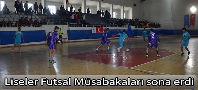 Liseler Futsal Müsabakaları sona erdi