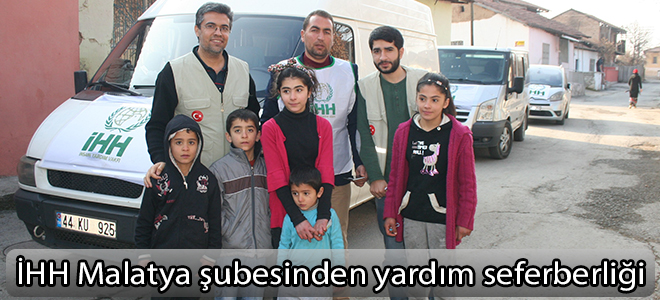 İHH Malatya şubesinden yardım seferberliği
