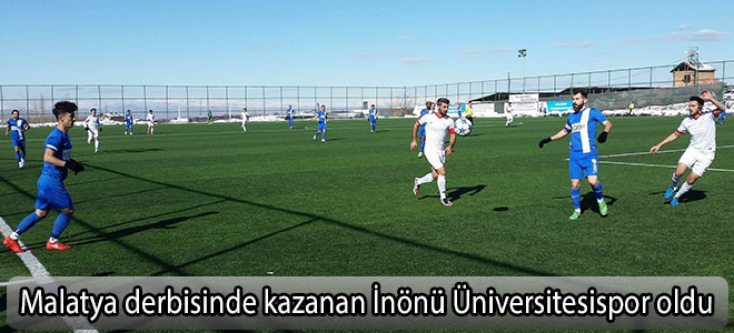 Malatya derbisinde kazanan İnönü Üniversitesispor oldu