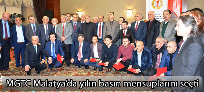 MGTC Malatya’da yılın basın mensuplarını seçti