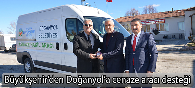 Büyükşehir’den Doğanyol’a cenaze aracı desteği