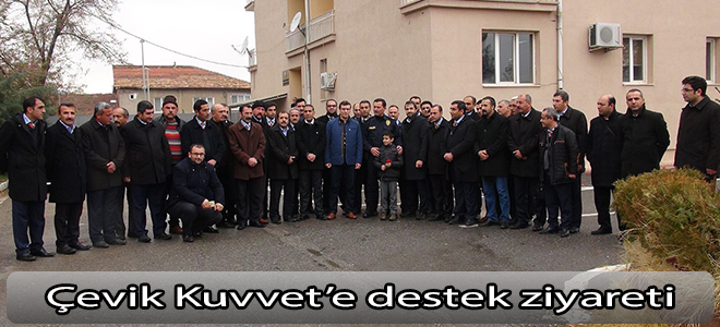 Çevik Kuvvet’e destek ziyareti