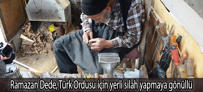 Ramazan Dede, Türk Ordusu için yerli silah yapmaya gönüllü