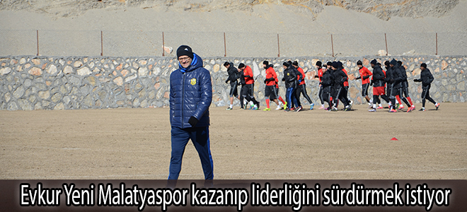 Evkur Yeni Malatyaspor kazanıp liderliğini sürdürmek istiyor