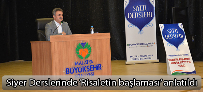 Siyer Derslerinde ‘Risaletin başlaması’ anlatıldı