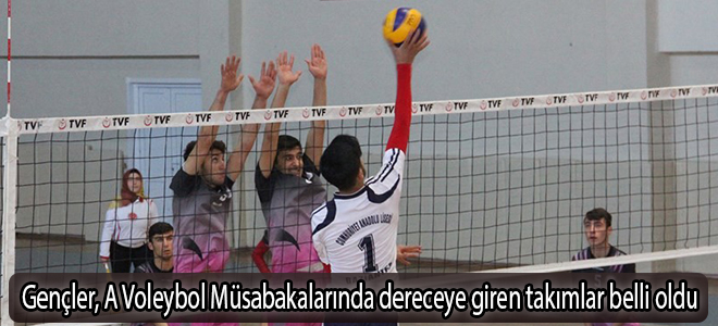 Gençler, A Voleybol Müsabakalarında dereceye giren takımlar belli oldu