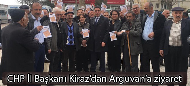 CHP İl Başkanı Kiraz’dan Arguvan’a ziyaret