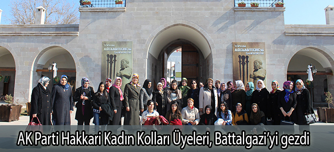 AK Parti Hakkari Kadın Kolları Üyeleri, Battalgazi’yi gezdi