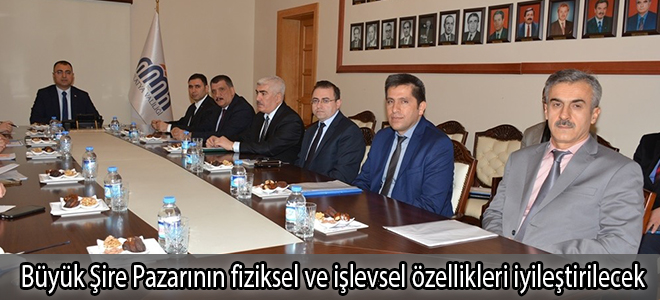 Büyük Şire Pazarının fiziksel ve işlevsel özellikleri iyileştirilecek