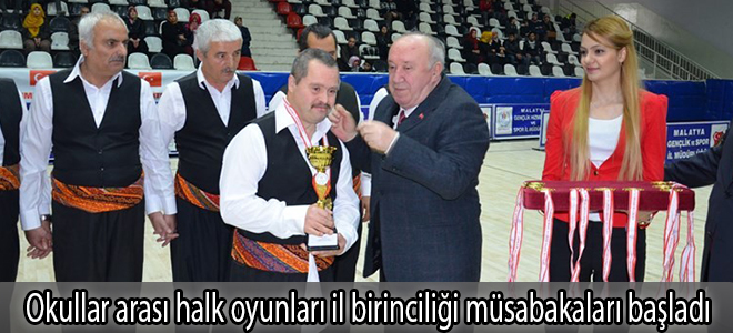 Okullar arası halk oyunları il birinciliği müsabakaları başladı