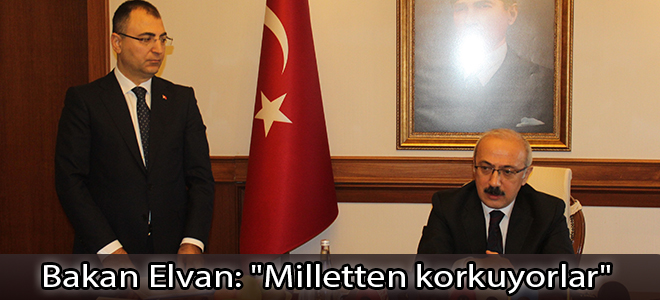 Bakan Elvan: 